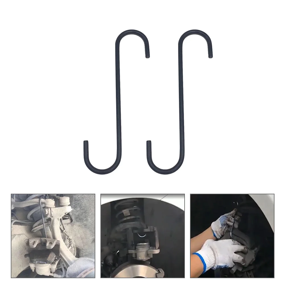 

2 Pcs Car Tools Brake Cylinder Hook Steel Caliper Hangers Automotive Tool Hooks Car Hanging Bearing Holder