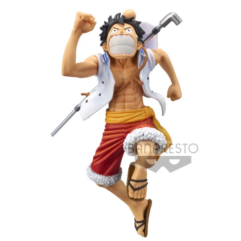 

Bandai 15 см ПВХ Японские Аниме персонажи наружной фигурки журнал Обезьяна D. Luffy Jingpin модель украшения-игрушки коллекционный подарок