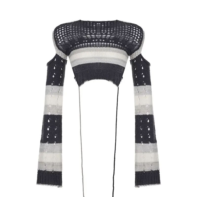 Женский трикотажный костюм с юбкой комплект из двух предметов укороченный Топ