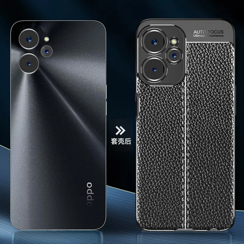 For Realme 9i 5G Case for Realme 9i 5G cover Shockproof TPU Bumper Soft Silicone Leather shield Back Cover For Realme 9i 5G