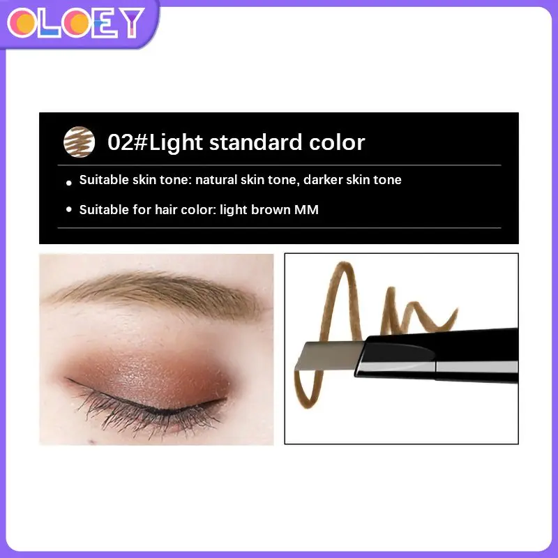

Eyebrow Pencil Waterproof Natural Long Lasting Fine Eye Brow Tint Cosmetics Brown Color Brows Make Up Eyebrow Cosmetic Tool