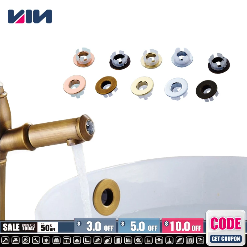 Латунный Смеситель для раковины в ванной комнате переливная крышка черный