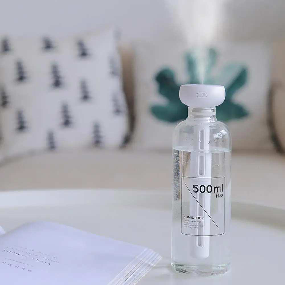 

Portable Desktop Mini Air Humidifier Aroma Spray USB Diffuser Home Offices Dormitory Car Colored Light Appliances