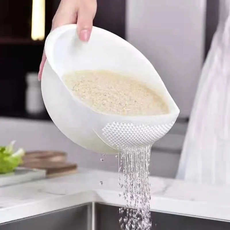 

Сито для риса 1 шт., пластиковый дуршлаг, сливная корзина для кухни, сито для риса, фруктов, овощей