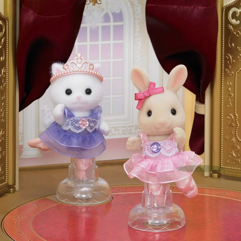 Пара для катания на коньках семейная кукла с молоком Кроликом персидским котом