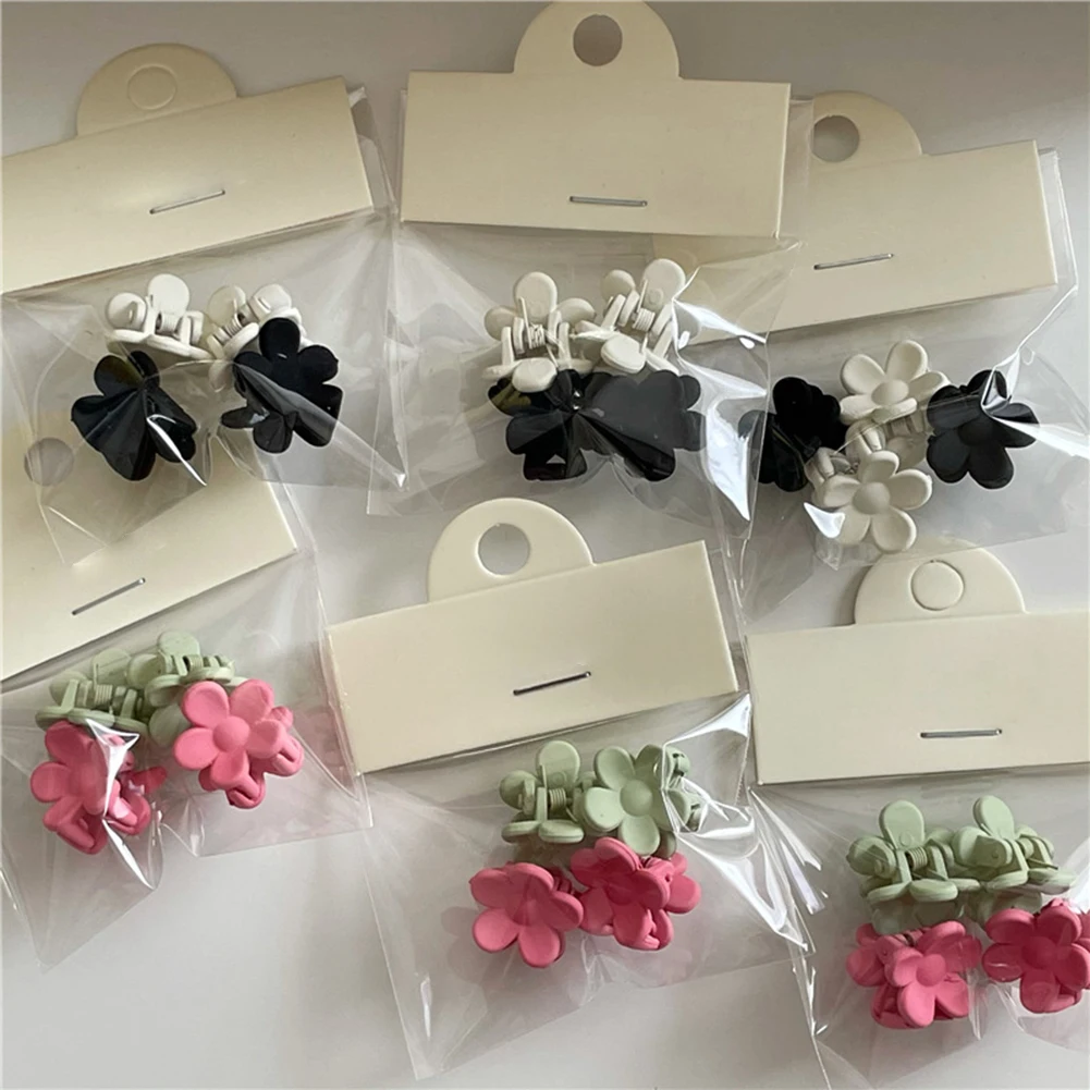 

4 шт./компл. маленькие крабы для волос для девочек, акриловые милые заколки для волос конфетных цветов и звезд, детские мини-заколки для волос...