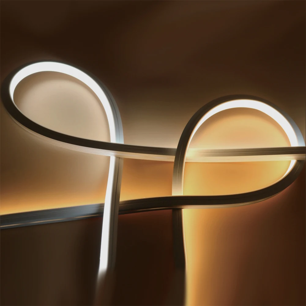 Светодиодная гибкая неоновая трубка для освещения мягкая силиконовая крышка SMD