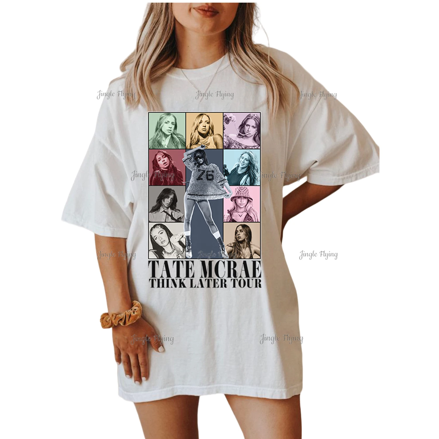 Рубашка в стиле ретро 90-х Tate McRae Tour