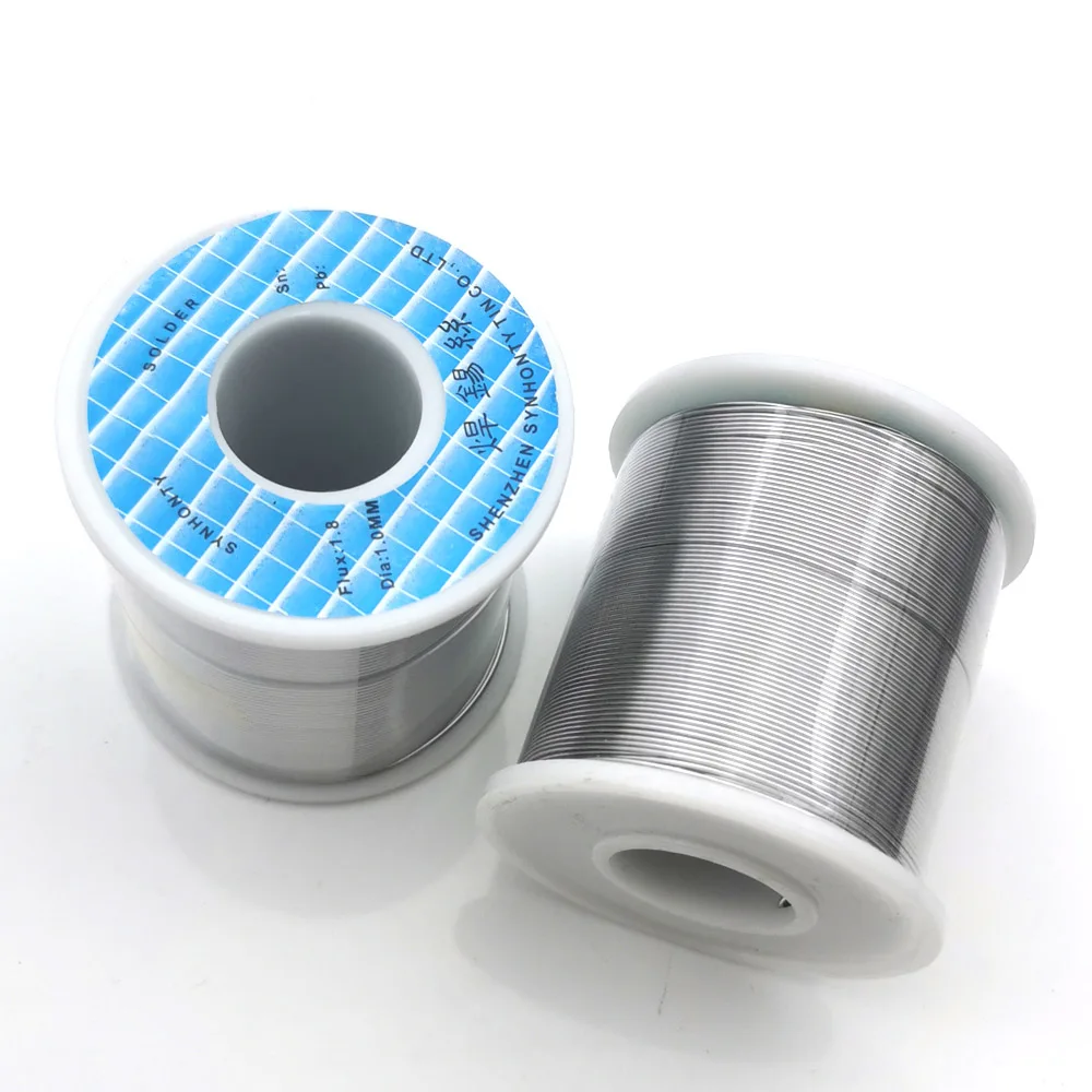 free shipping 500g/roll  Welding Solder Wire High Purity Low Fusion Spot 0.6/0.8/1mm Rosin Wire Roll No-clean Tin BGA Welding