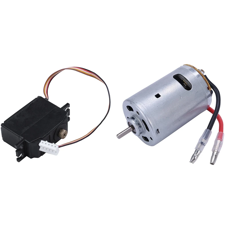 

1 Set Upgrade 25G Metal Gear Servo & 1 Pcs Rc Car Spare Parts 540 Electric Motor