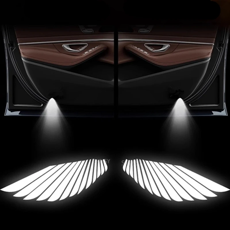 

2 шт. светодиодный автомобильный дверной светильник Ghost Shadow Welcome Light для SONATA VI (YF) i45 2010 2011 2012 2013 2014 аксессуары для проектора