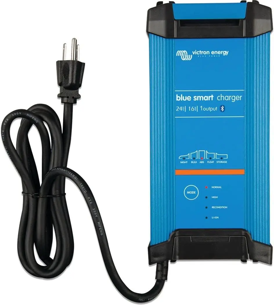 

Smart IP22 12-Volt 30 amp 120VAC, 3 Output Battery Charger NEMA 5-15, Bluetooth