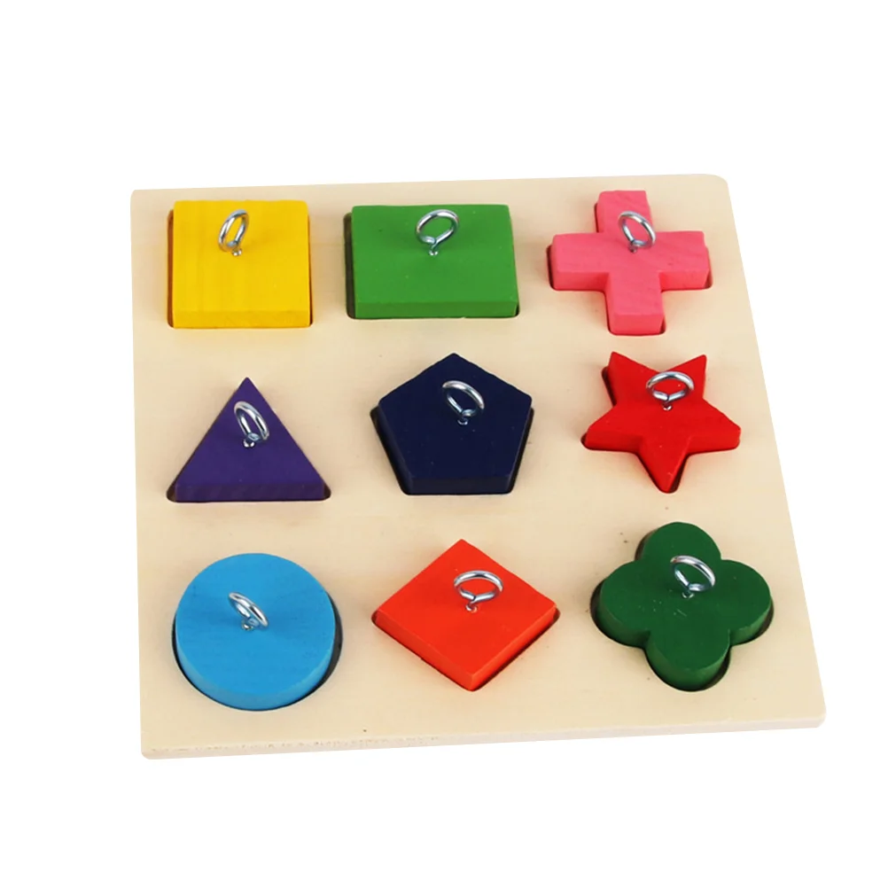 

Interactive Colorful Block Educational Bird Funny Wood Block Parrot Playing (Random Color)