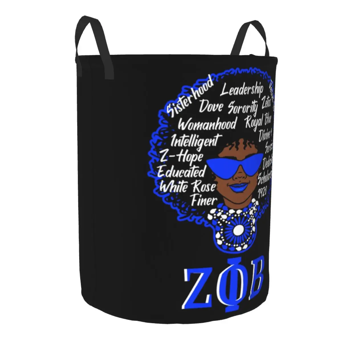 Женская корзина для белья Zeta складная детская Phi Beta Sorority ZOB контейнер хранения