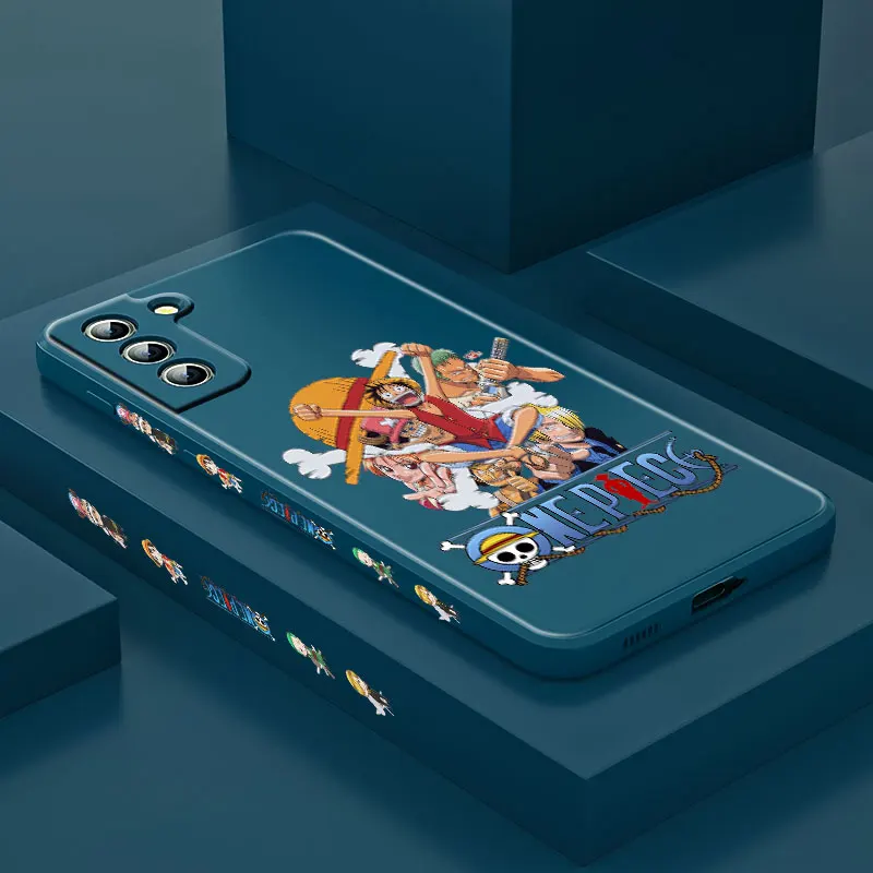 

Anime One Piece Cool For Samsung Galaxy S21 S20 S10 Note 20 10 Ultra Plus Pro FE Lite Liquid Left Phone Case Fundas Coque Capa