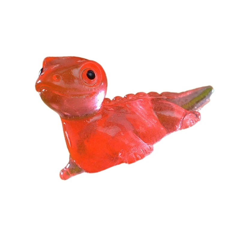 20 шт. светящиеся маленькие фигурки ящериц из смолы в темноте фигурка Lacertilian H7EA