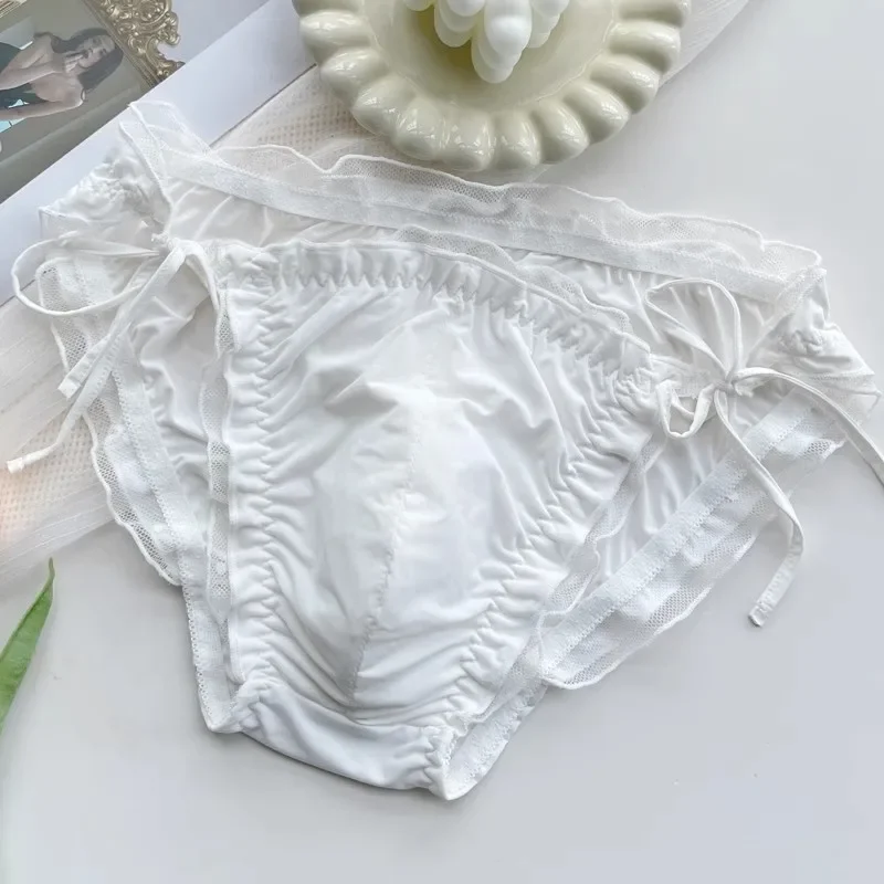 Мужские милые трусики в стиле Харадзюку с веревкой костюмы для вечеринок прямом