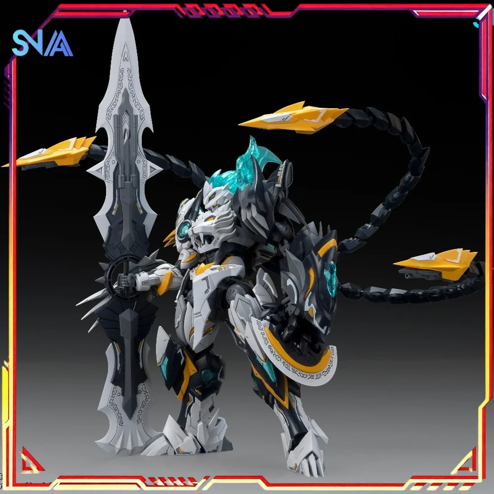 Фото Фигурка HOT SNAA 1/144 SC-012 RAMPAGE LION-BEDIVERE, модель рыцарей Круглого стола, коллекционная статуэтка из ПВХ, оригинальный подарок-игрушка №1