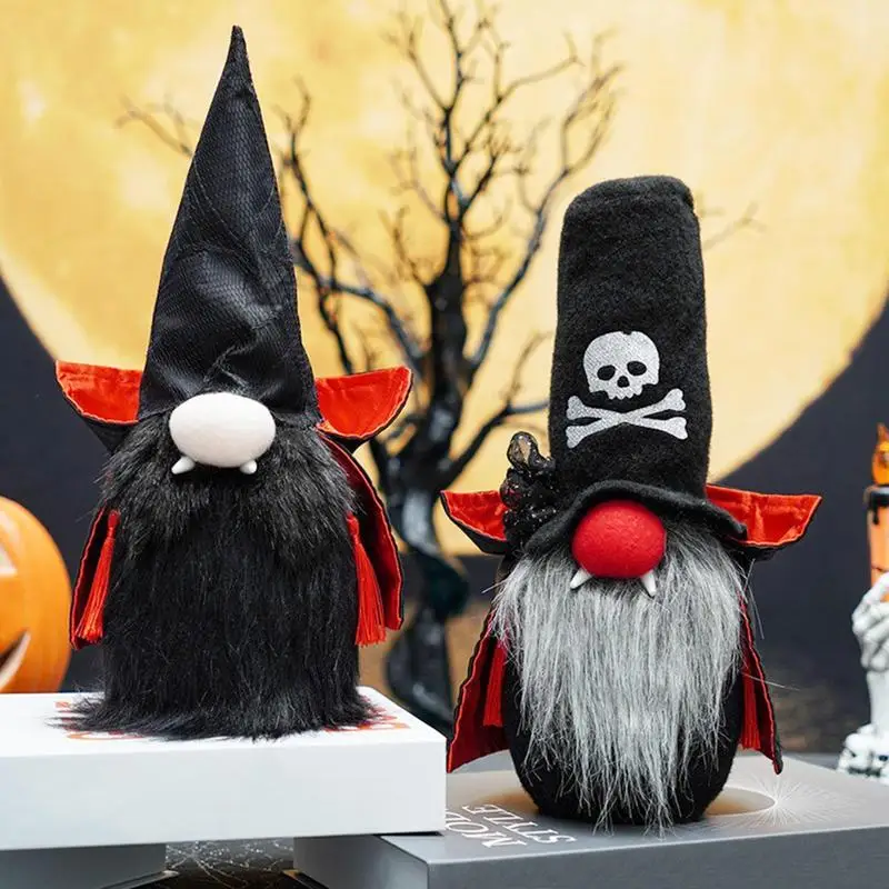 

Faceless Stuffed Halloween Gnomes With Light-Up Nose Ultra Soft Plush Fall Dwarf Doll Home Party Festival Decor Supplies