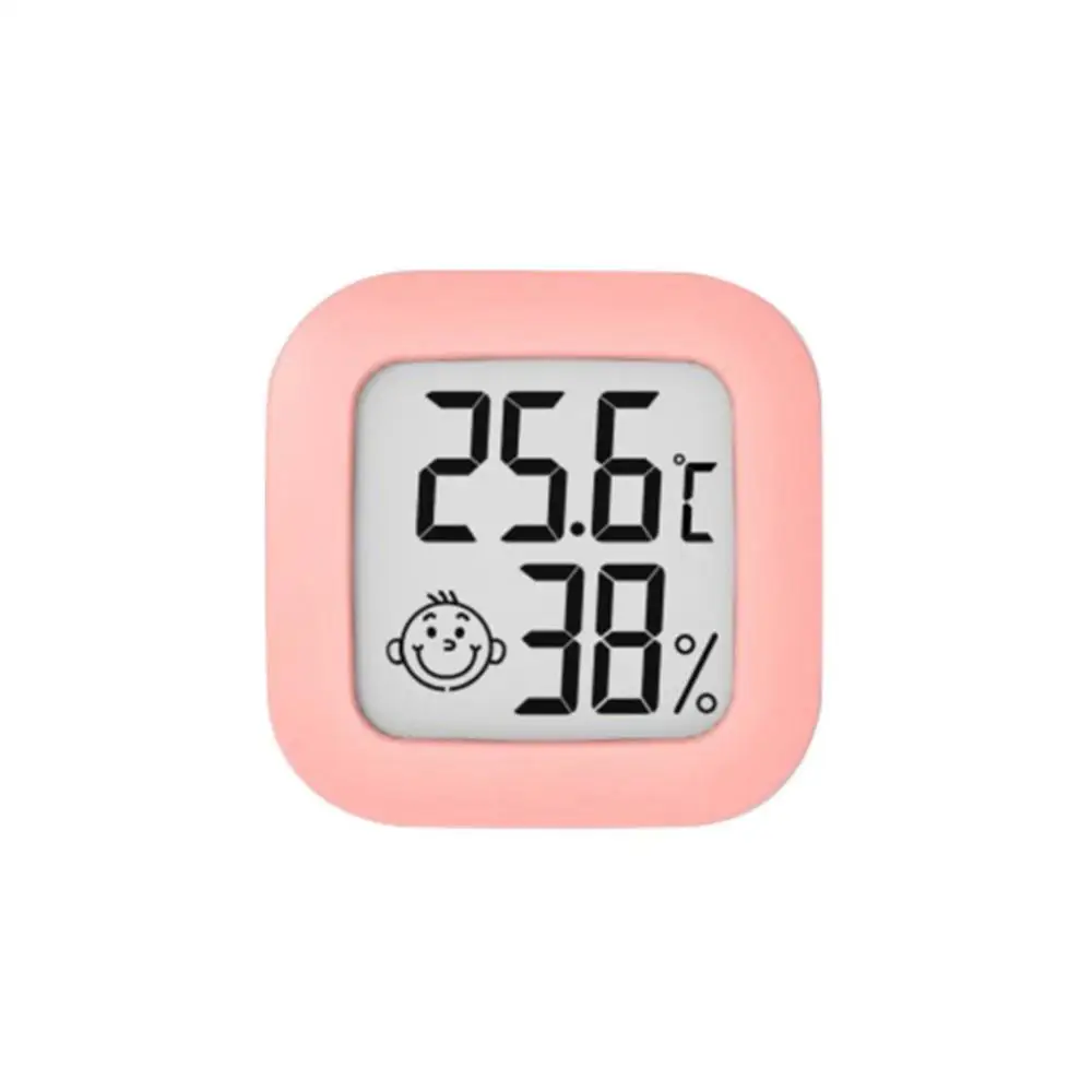 

Mini Upgrade Indoor Temperature Humidity Meter Sensor Smiley Lcd Digital Room Thermometer Lcd Digital Thermometer Hygrometer
