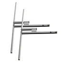 FMUSER FU-DV2 2-bay Dipole FM-антенна с высоким коэффициентом усиления для трансляции трансмиттера 4000 Вт