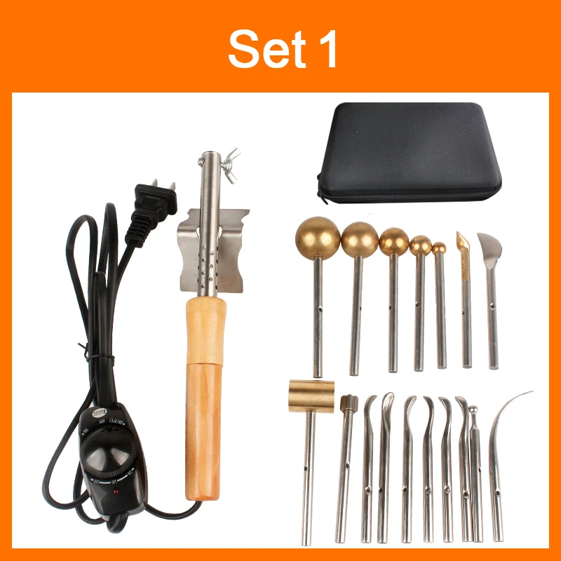 Двухслойное внутреннее пирографическое устройство 220 В/110 В 17 головок/3 головки