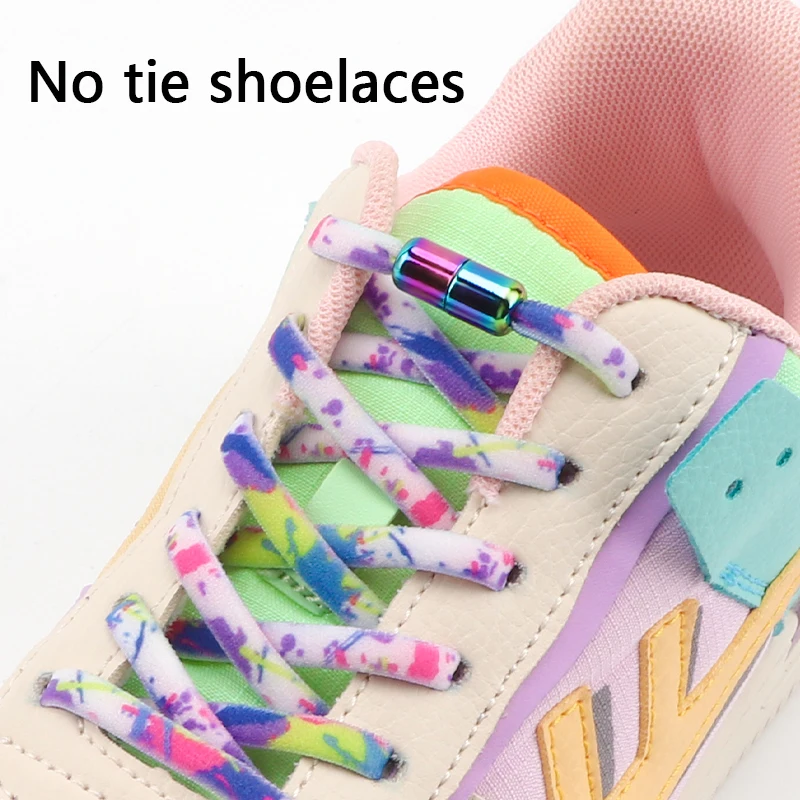 No Tie Shoelace For Running Round Tennis Shoelaces Without T
