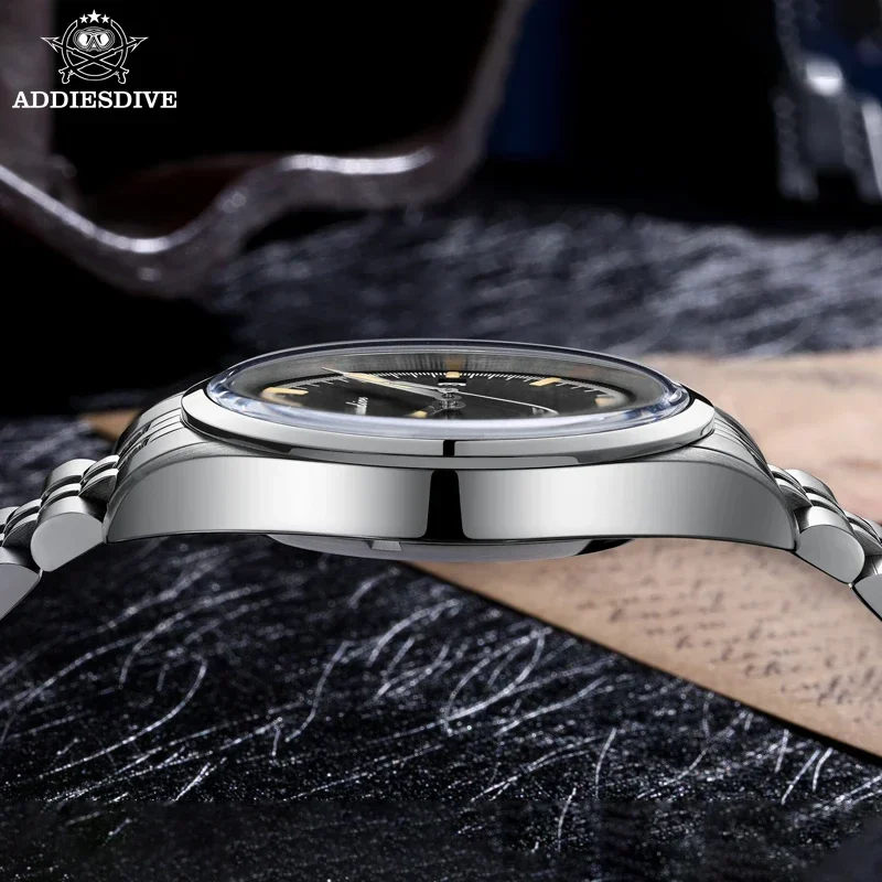 ADDIESDIVE AD2038 часы для мужчин календарь дисплей юбилейный ремешок 100 м светящиеся