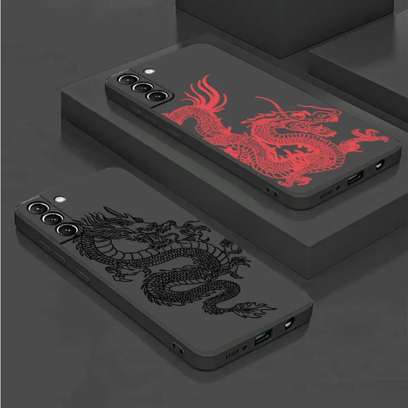 Модный чехол с рисунком дракона и животных для Huawei P30 Lite P50 Pro P20 P Smart Z P40 E P10 мягкий