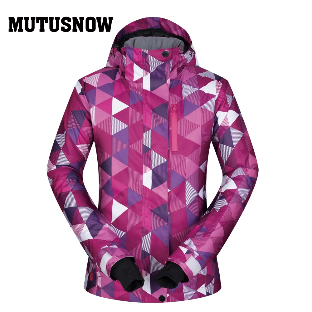 

Куртка лыжная Женская непродуваемая, водонепроницаемая, дышащая