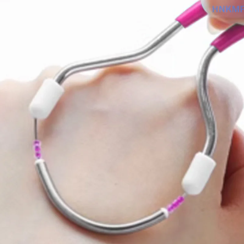 Ручной эпилятор для удаления волос на лице безопасный ручной пружинный