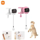 Автоматическая игрушка для кошек Xiaomi, интерактивный мяч с Электрическим Подъемом, игрушка-головоломка для самостоятельной игры, умный мяч для домашних животных, товары для игрушек