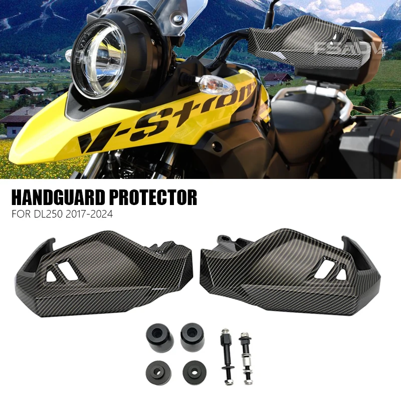 2024 Новая карбоновая защита рук от ветра для Suzuki V-Storm DL250 DL 250 В Strom 2017-2023 2022