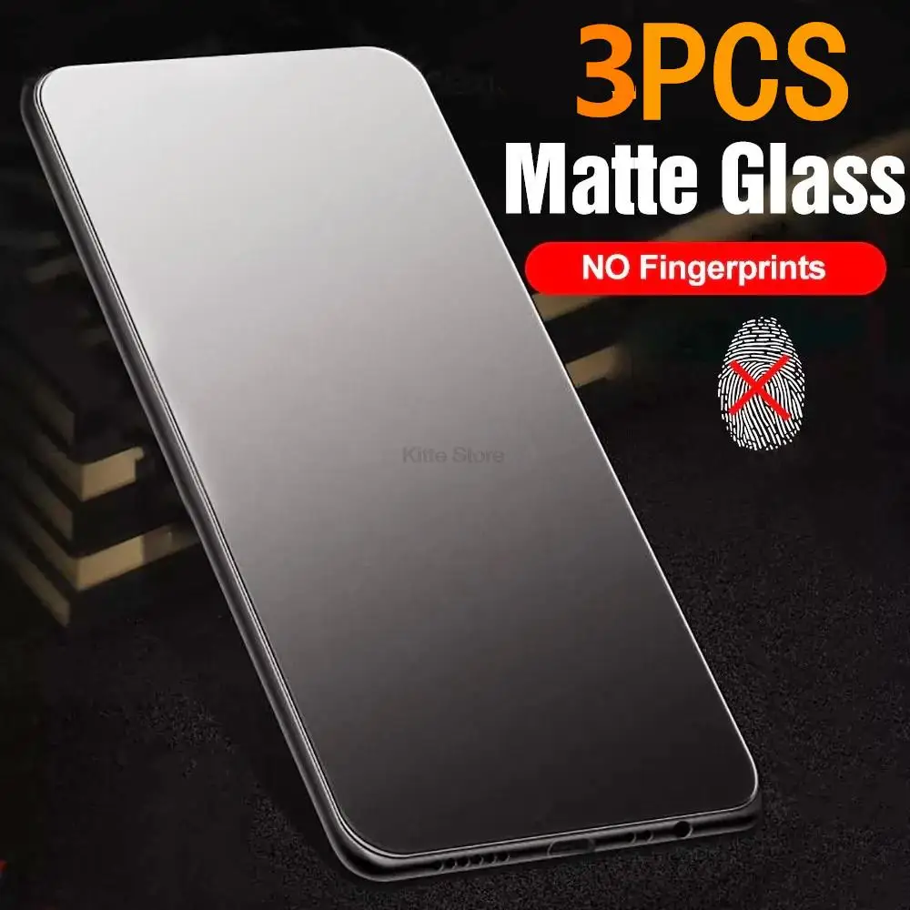 

3PCS AG Glass For OPPO Realme GT 8 7i 6i 5i C25Y C2 C17 C11 7 6 3 Pro A5S A16 A31 A3S A7 A5S A9 A5 A93 A94 Screen Protector Film