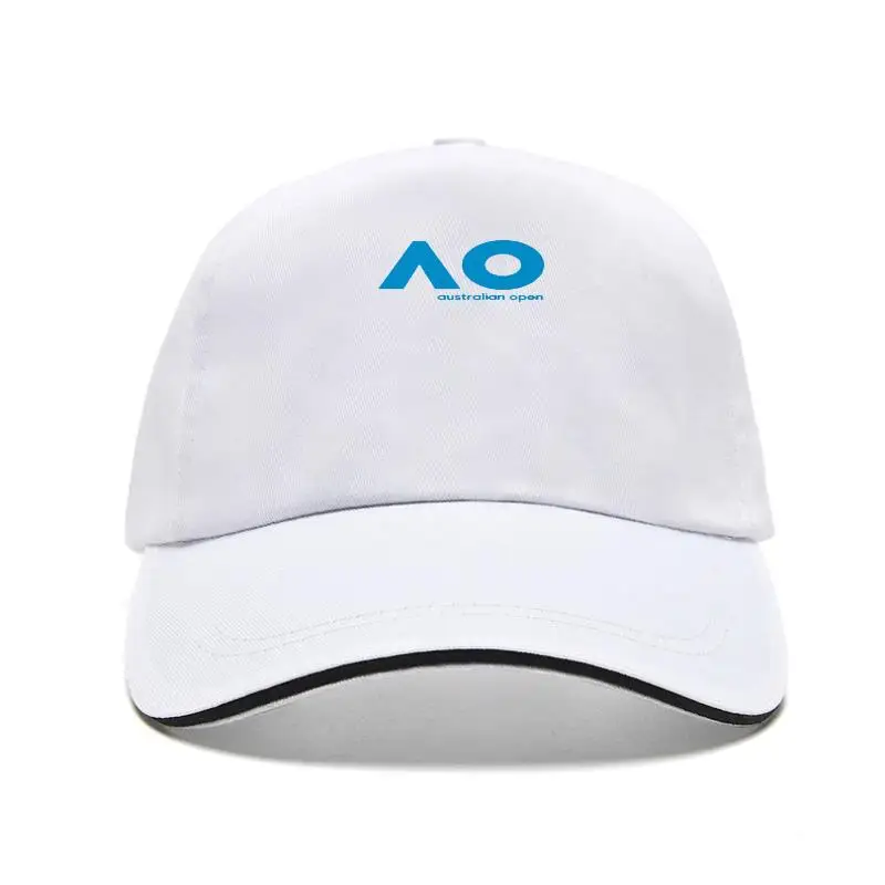 

Australian Open Ao Tennis Championship Logo Men's White Baseball Cap Men Brand Famous Funny Men Bill Hats Comic Plus Adjustable
