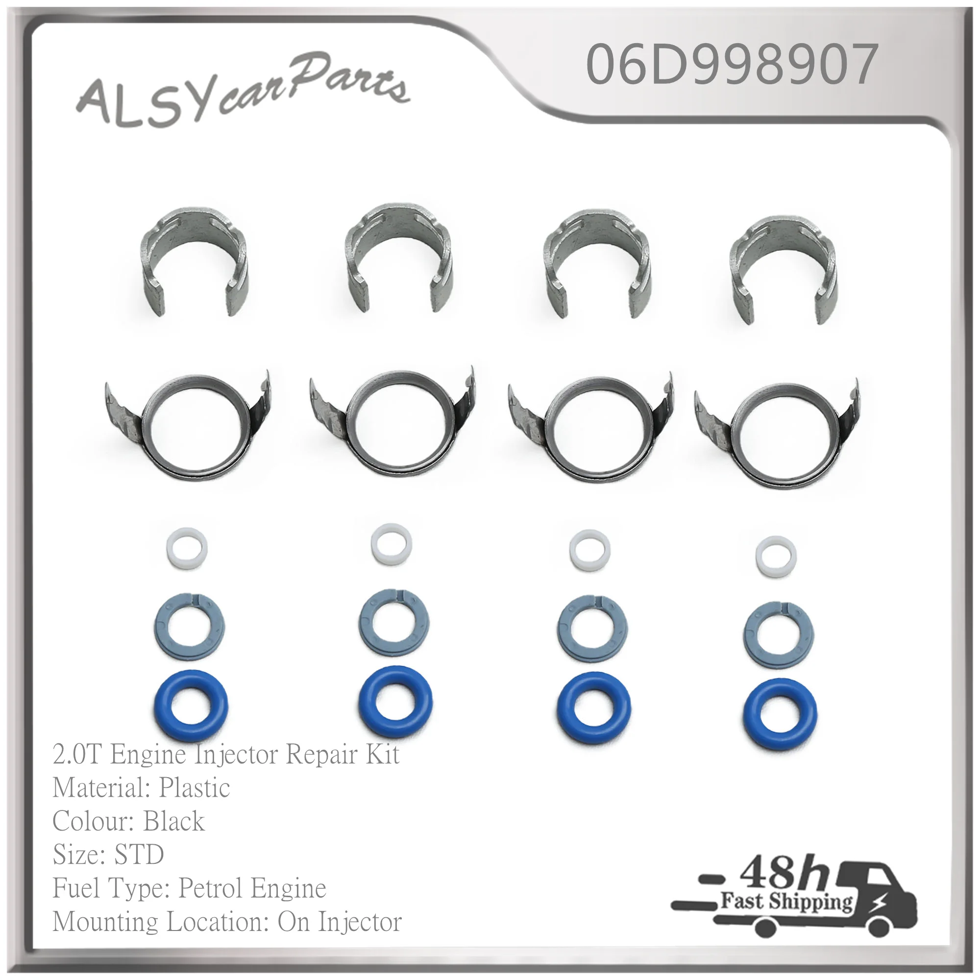 

06D 998907 РЕМОНТНЫЙ КОМПЛЕКТ УПЛОТНЕНИТЕЛЬНОГО УПЛОТНИКА ДЛЯ УПЛОТНЕНИЯ КОЛЬЦО УПЛОТНЕНИЯ Для Touareg Jetta Passat A3 A4 A6 TT Skoda Cite Renault