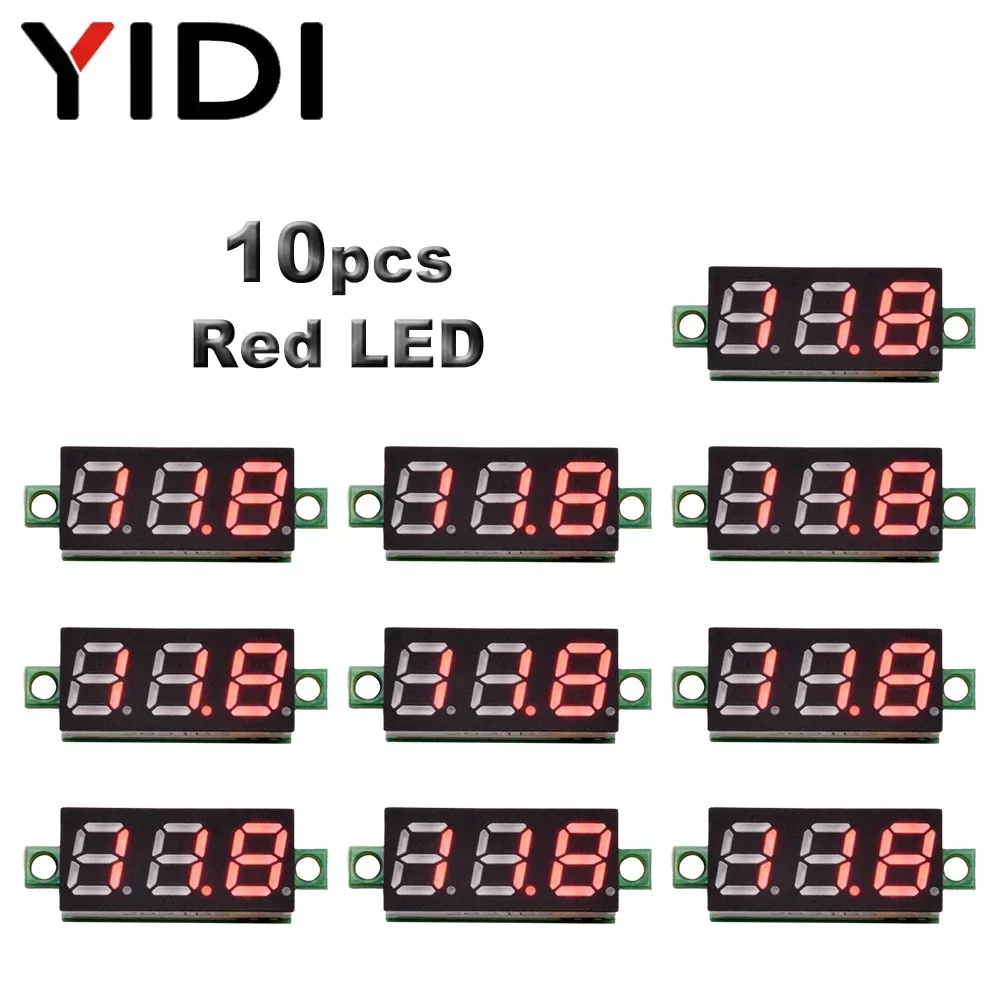 

Мини DC вольтметр YIDIELE 0-100В