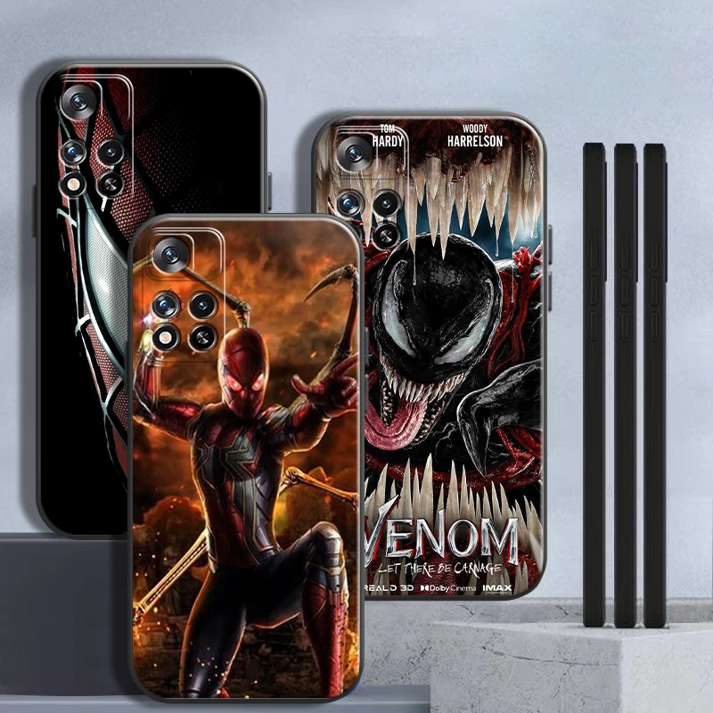 

Marvel Spiderman Venom For Xiaomi Redmi Note 11 11T 11S 10 10S 10T 9 9S Pro 5G Redmi 10 9 9T 9A 9C Phone Case Cases Back Cover