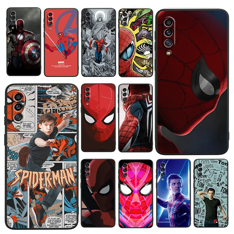 

Avengers Spiderman For Samsung Galaxy A73 A72 A71 A70 A53 A52 A51 A50 A42 A41 A40 A33 A32 A31 A30 A30S 5G 4G Black Phone Case