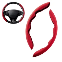 2 pcs anti skid steering wheel cover segmented steering wheel protector non slip easy to install for steering wheels of any size