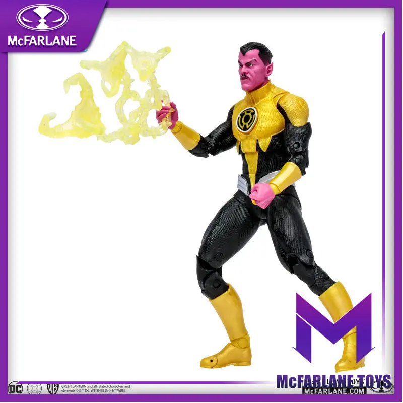 

McFarlane Toys DC Collector Edition Sinestro Leader Movable 7" Figure Mannequin Collection Series 18cm Action Figure Toys