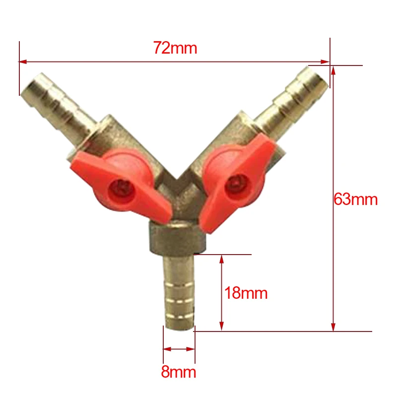 

Латунный обратный клапан 6/8/10 мм