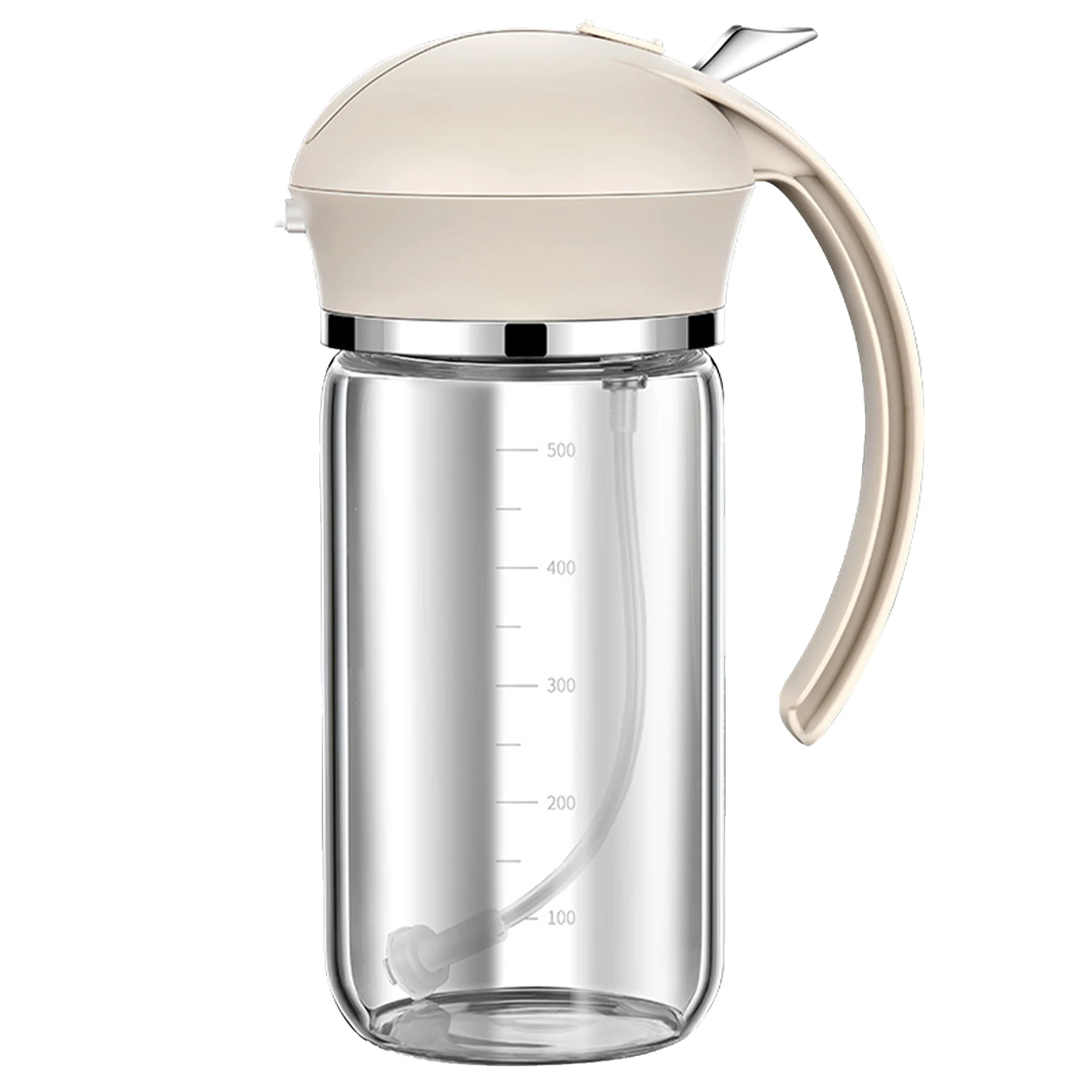 

Oil Sprayer Transparent Restaurant Air Fryer Glass Bottle Seasoning Cookware Grilling Sealing Reusable For Cooking Practical