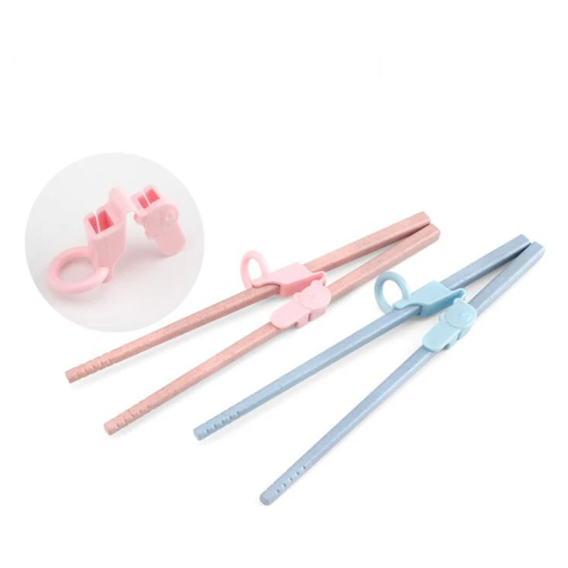 

Eco-friendly 3Pcs ABS Baby Exercise Training Chopsticks Ring Children Beginner Chopsticks Using Training Tool Kitchen Supplies
