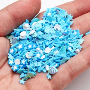 500pcs/lot Mixed Dolphin Star Slice Polymer Clay Slime Filling Nail Art Cake Resin Epoxy Mold Filler for Resin DIY Craft Making