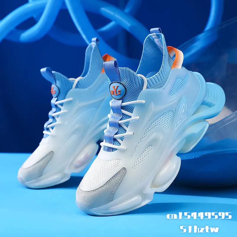 

Autumn Men Reflective Blade Sock Shoes Male Non-Slip Cushioning Trendy Sneakers Teenager Outdoor Jogging Running Zapatillas