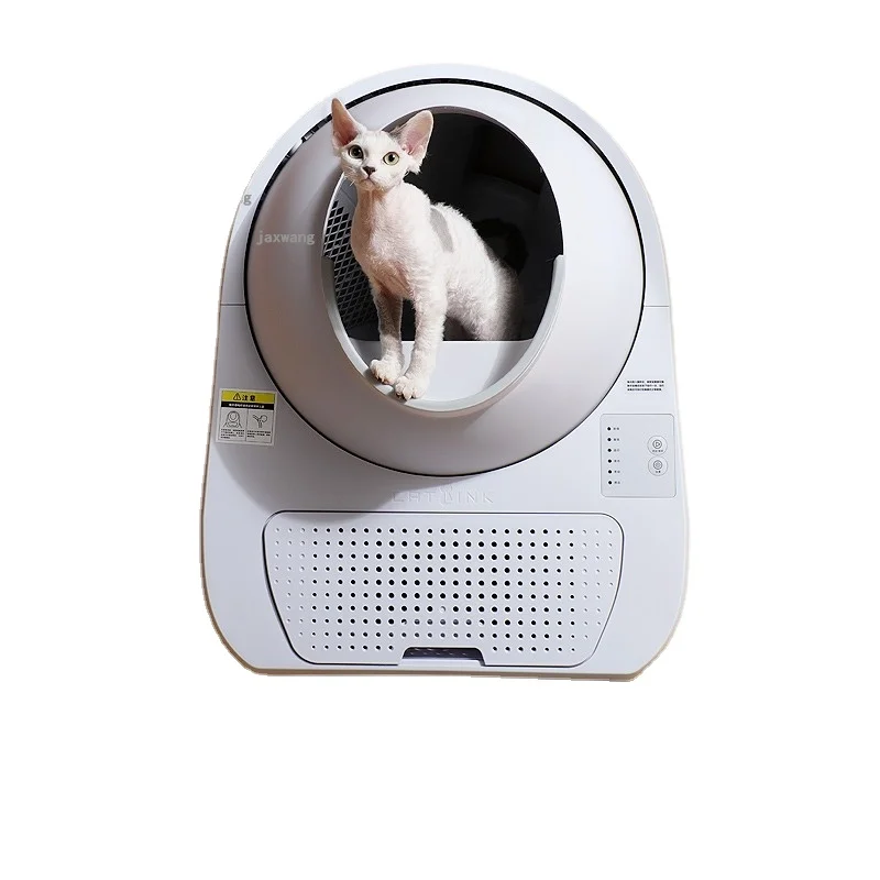 

Полузакрытый контейнер для кошачьего туалета, электрический лоток для котят, очищающая раковина с песком, против брызг, для комнатных домашних животных, CD