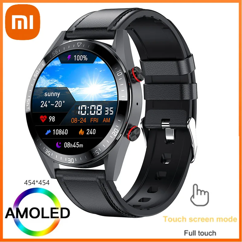 

Xiaomi New 454*454 Screen Men Smart Watches Bluetooth Call Sports Fitness Tracker Fashion Lndependent Music Playback Smart Watch