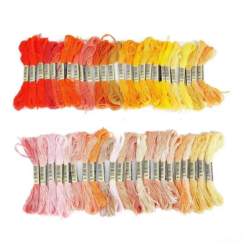 

Multicolor Embroidery Thread Cross Stitch Floss Threads Cotton Sewing Skeins Skein Kit DIY Sewing Tool DIY Crafts 100/250pcs