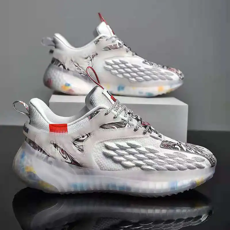 

Мужские кроссовки для бега, дышащая Спортивная обувь для улицы, легкие кроссовки, модная Повседневная Удобная спортивная тренировочная обувь, 2022